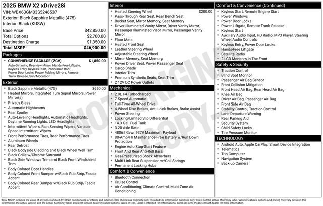 Used 2025 BMW X2 xDrive28i image 36