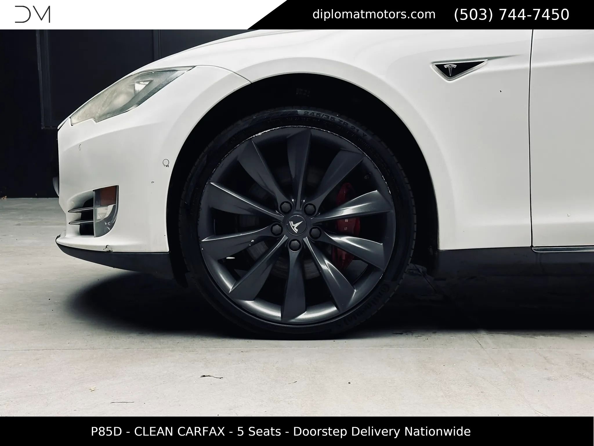 Used 2014 Tesla Model S P85D AWD/4WD image 37