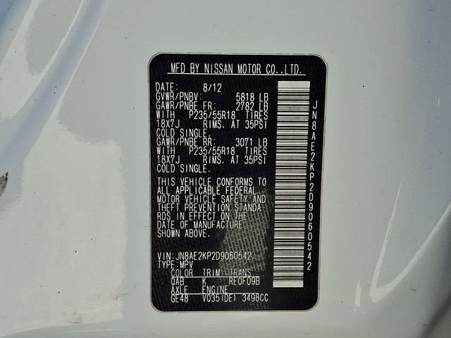 Used 2013 Nissan Quest LE w/ Value Cargo Pkg image 29