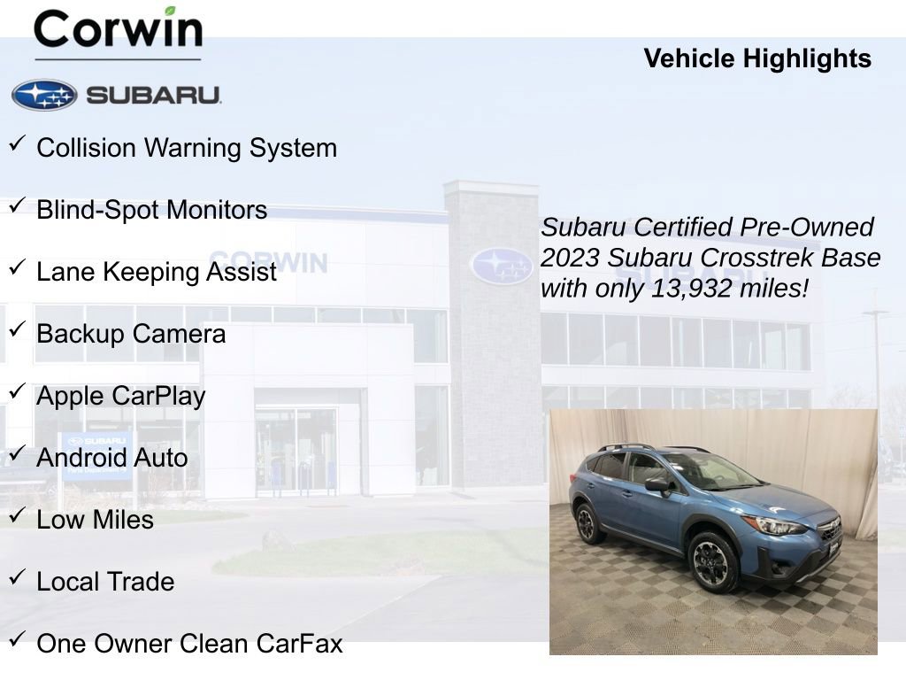 Used 2023 Subaru Crosstrek 2.0i image 9