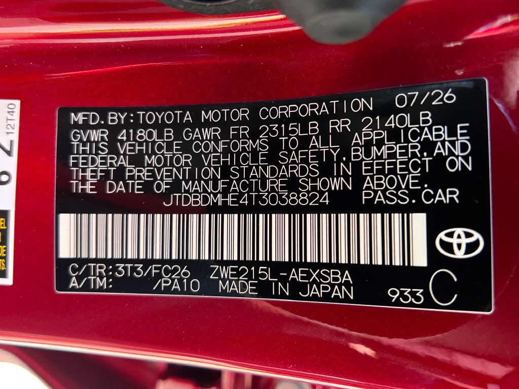 New 2026 Toyota Corolla SE AWD/4WD image 26