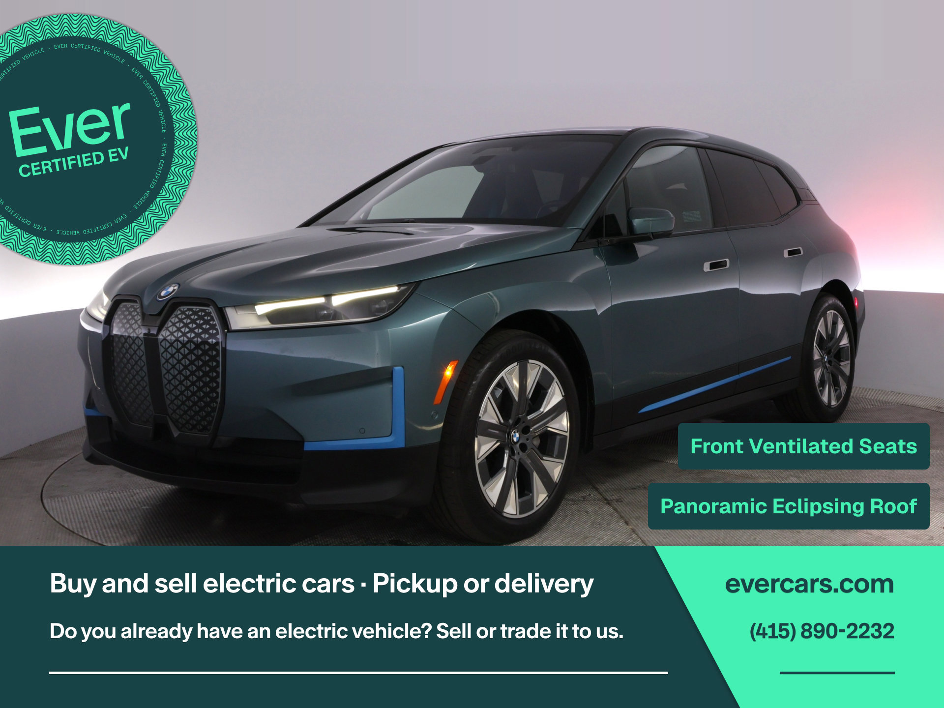Used 2023 BMW iX xDrive50 w/ Convenience Package AWD/4WD image 1