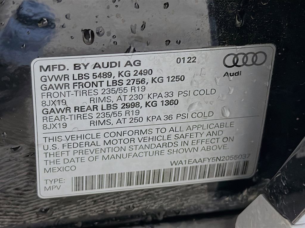 Used 2022 Audi Q5 2.0T Premium Plus w/ Premium Plus Package image 37