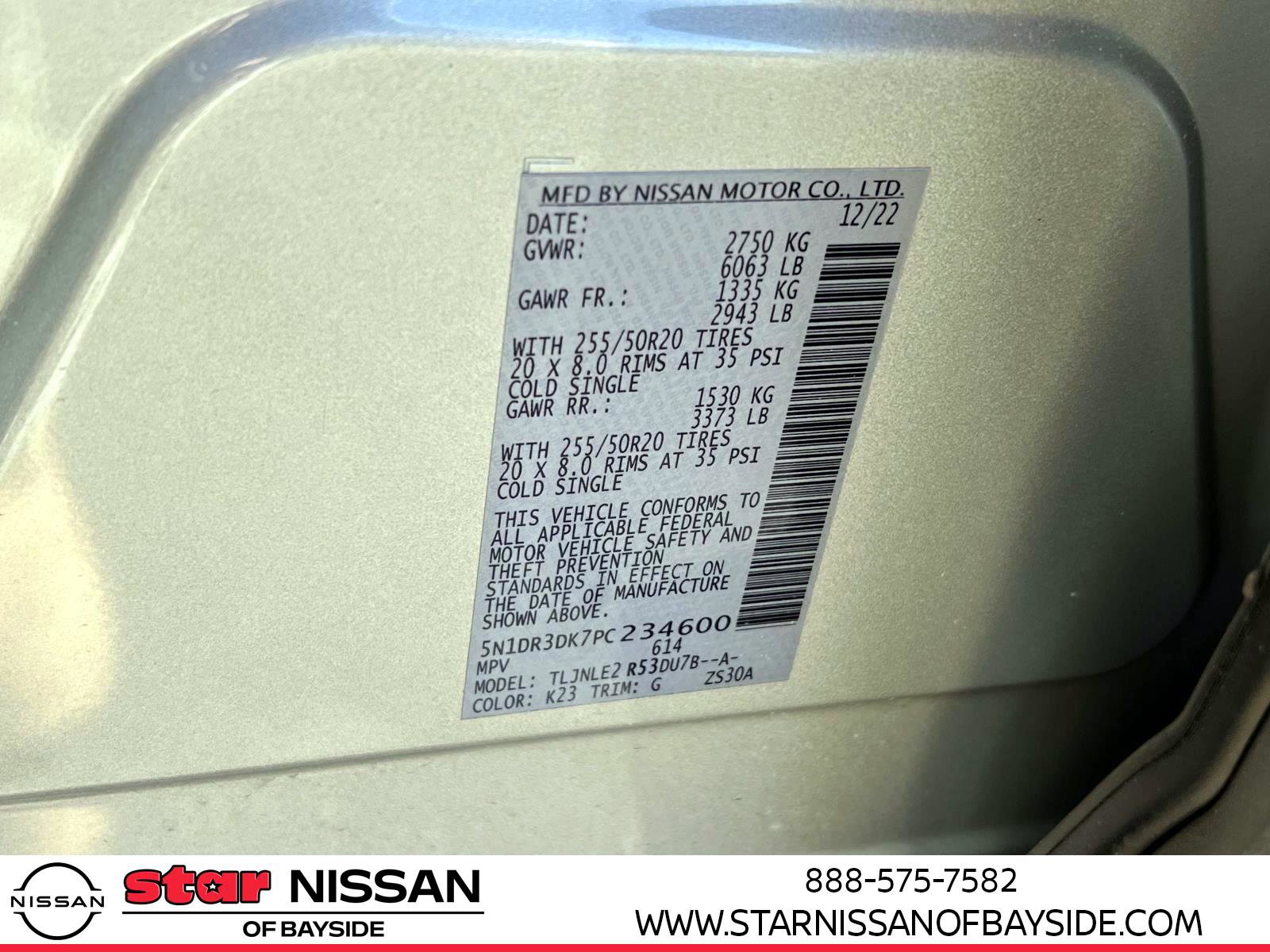 Used 2023 Nissan Pathfinder Platinum w/ Lighting Package (N93) image 16