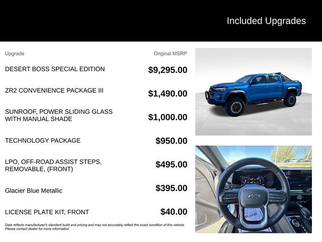 Used 2023 Chevrolet Colorado ZR2 w/ Desert Boss Special Edition image 5