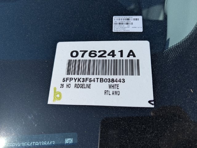 Used 2026 Honda Ridgeline RTL image 37