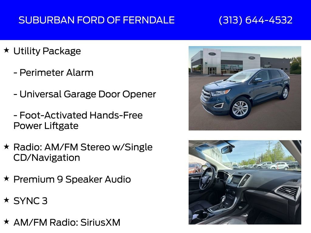 Used 2016 Ford Edge SEL w/ Equipment Group 201A AWD/4WD image 13