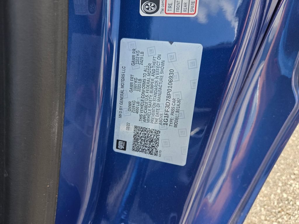 Certified 2023 Chevrolet Camaro LT w/ RS Package RWD image 20