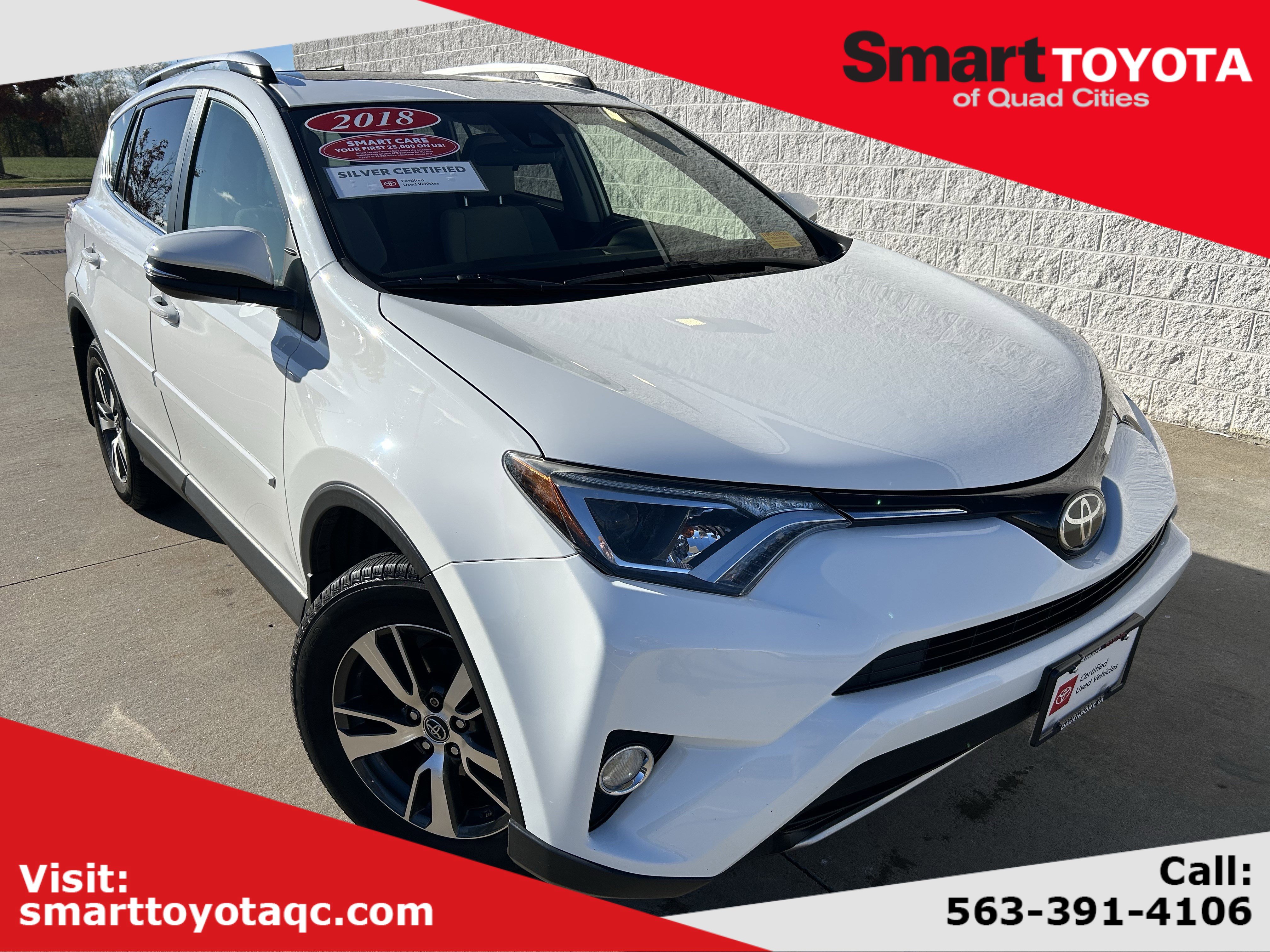 Certified 2018 Toyota RAV4 XLE