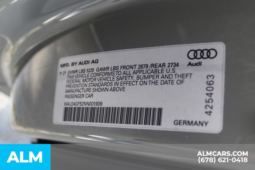 Used 2022 Audi S5 Premium w/ Convenience Package AWD/4WD image 41