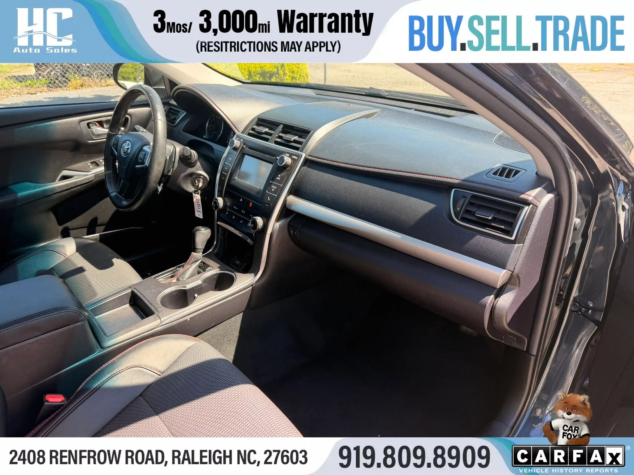 Used 2016 Toyota Camry SE FWD image 19