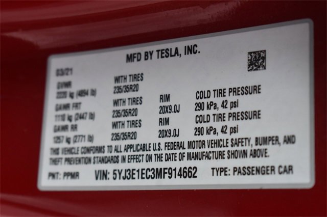 Used 2021 Tesla Model 3 Performance image 30