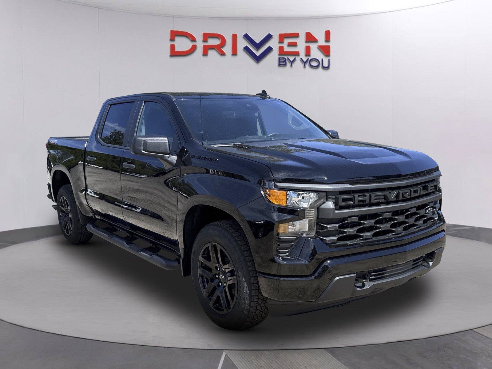 New 2026 Chevrolet Silverado 1500 Custom w/ Turbomax Blackout Package AWD/4WD image 1