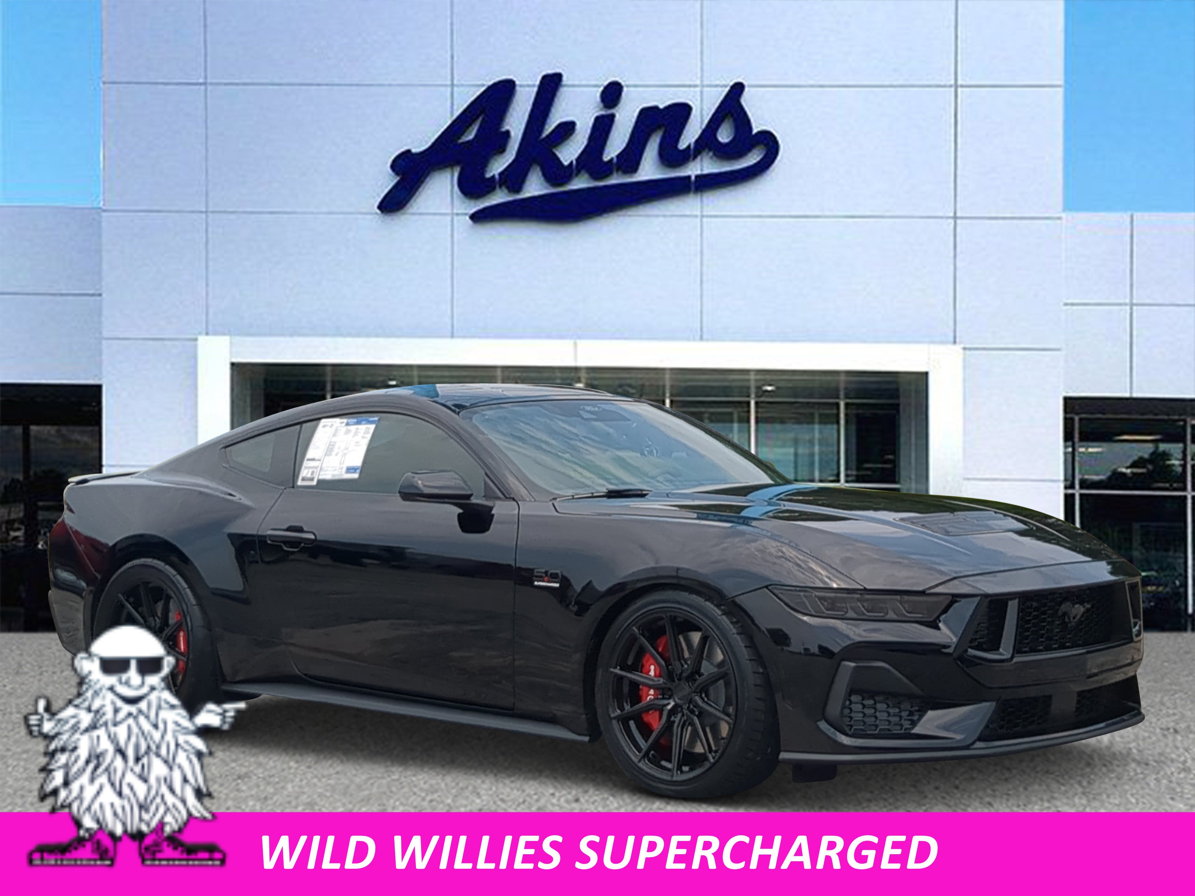 New 2026 Ford Mustang GT w/ Mustang Nite Pony Package RWD image 1