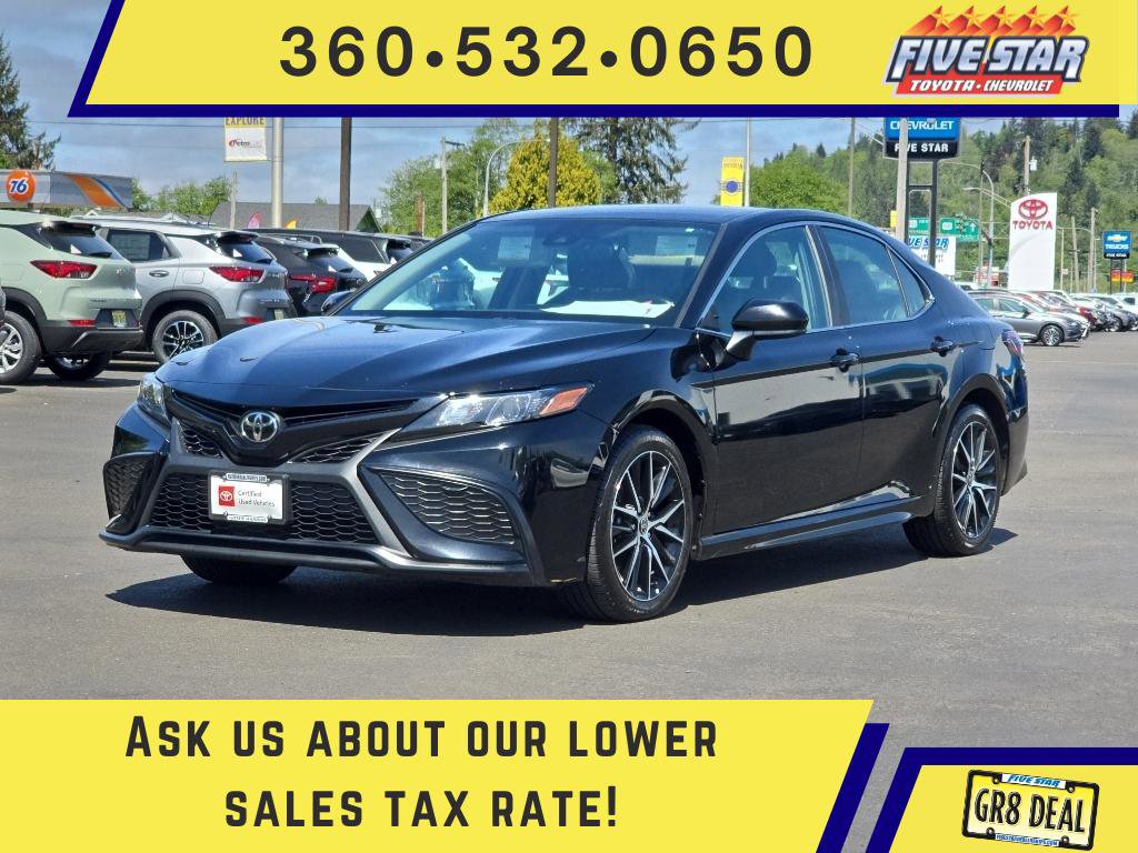 Certified 2021 Toyota Camry SE FWD image 1