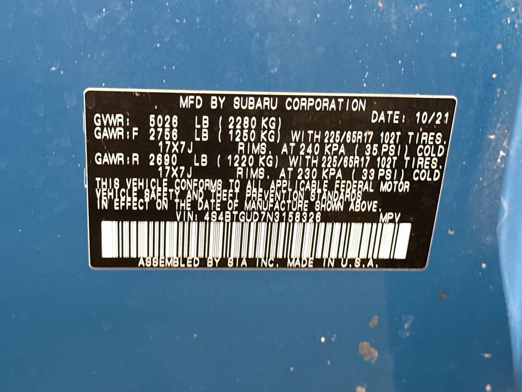 Used 2022 Subaru Outback Wilderness image 36