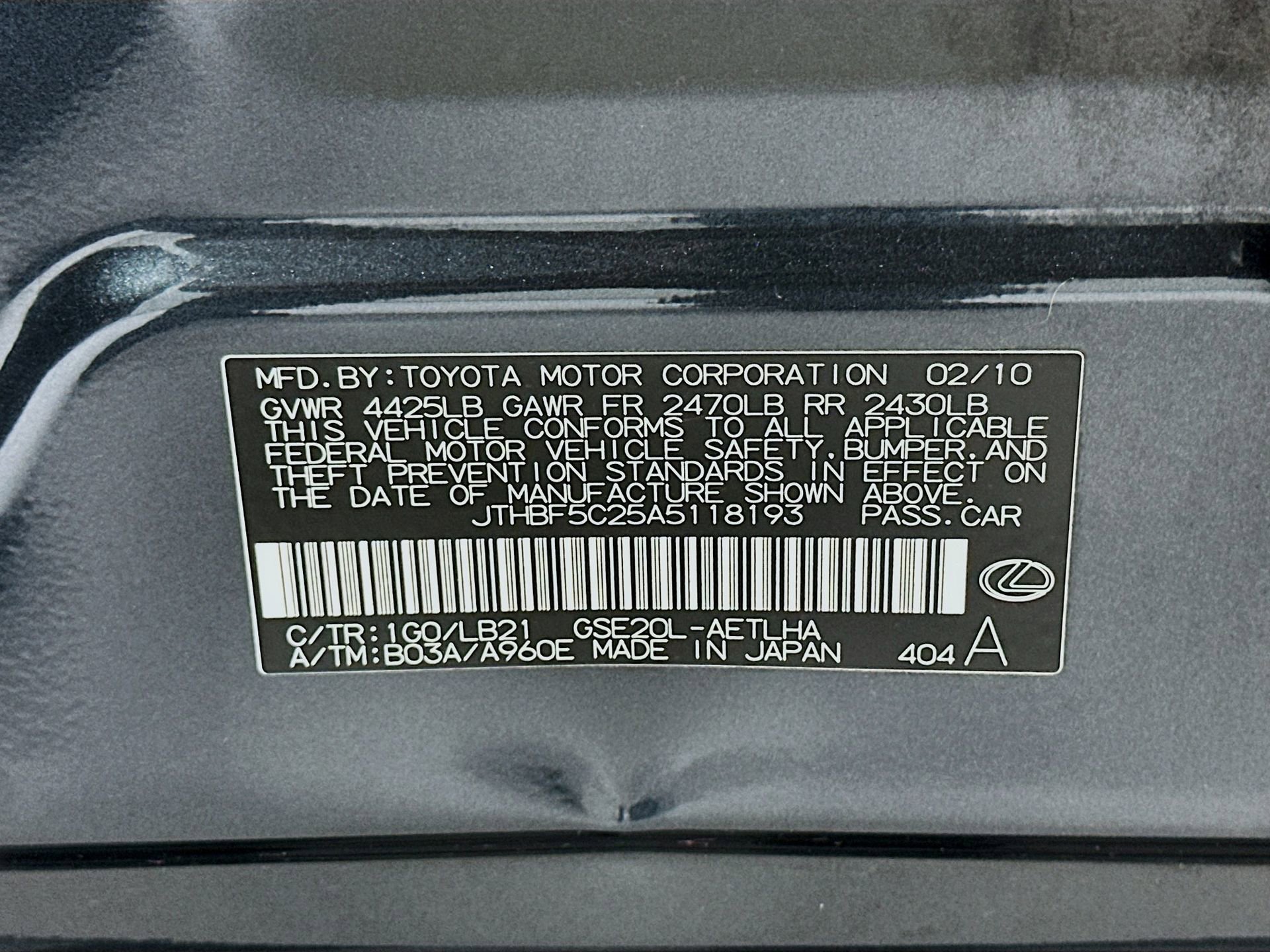 Used 2010 Lexus IS 250 image 32