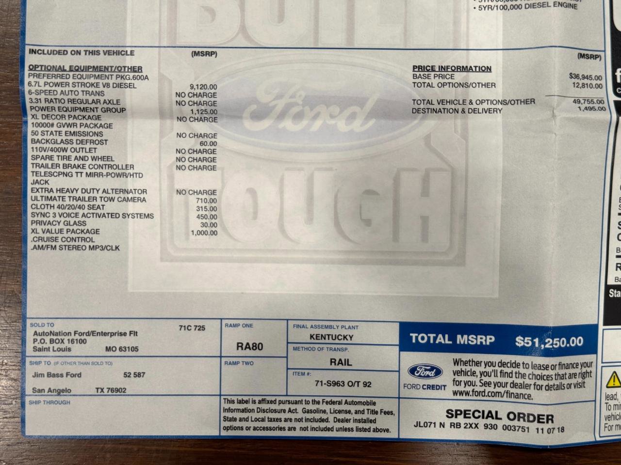 Used 2019 Ford F250 XL w/ Power Equipment Group RWD image 73