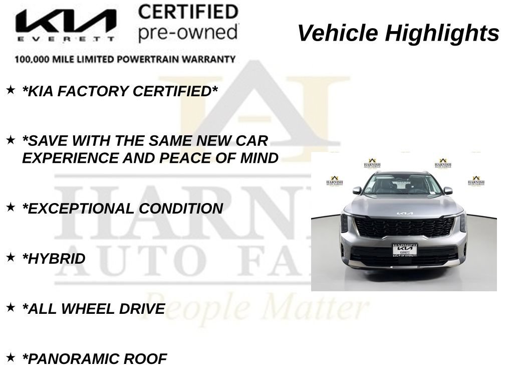 Certified 2025 Kia Sorento EX AWD/4WD image 9