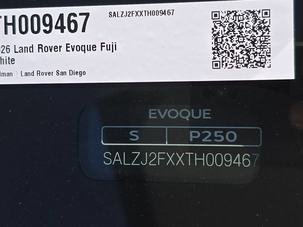 New 2026 Land Rover Range Rover Evoque S AWD/4WD image 36
