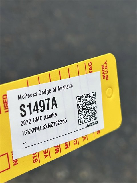 Used 2022 GMC Acadia SLT w/ Elevation Edition image 9