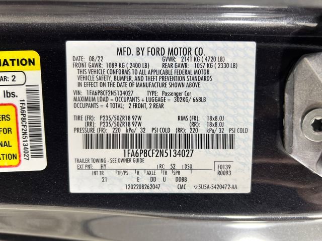 Used 2022 Ford Mustang GT w/ Equipment Group 301A image 27