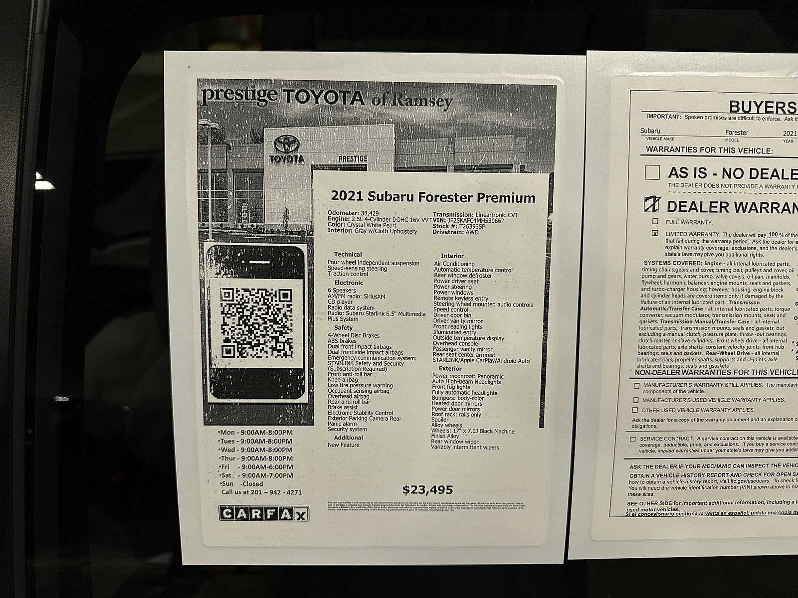 Used 2021 Subaru Forester Premium image 13