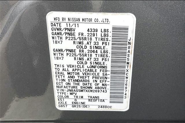 Used 2012 Nissan Rogue SL image 36