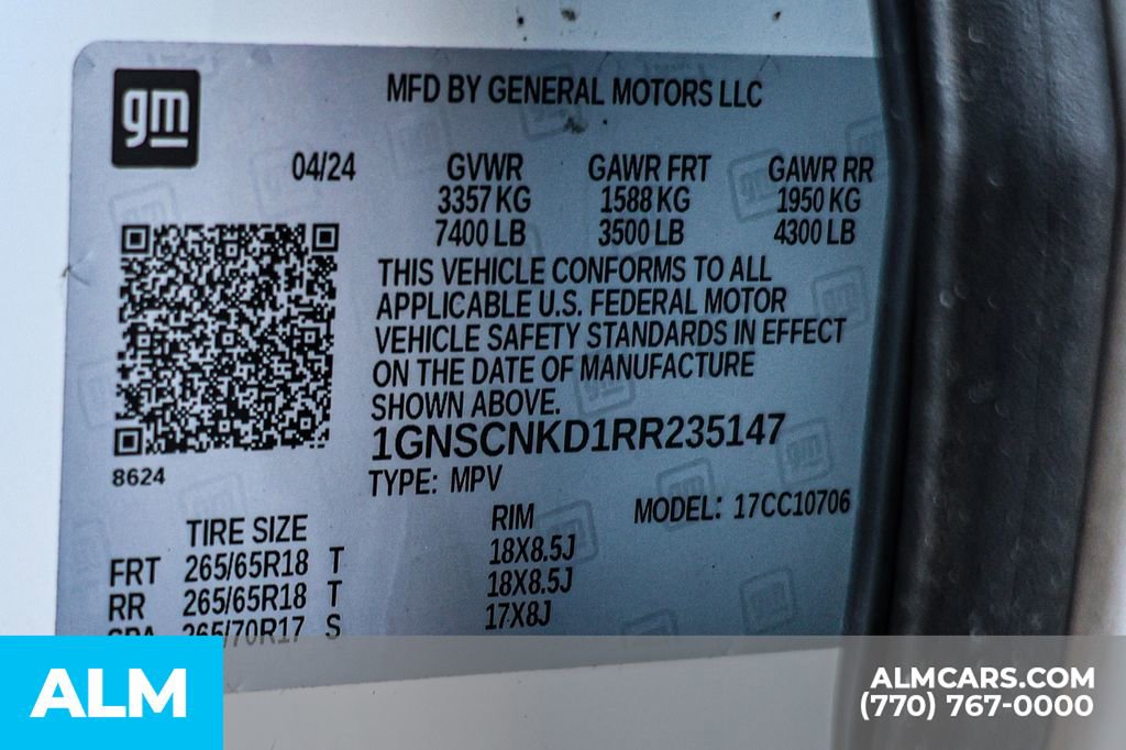 Used 2024 Chevrolet Tahoe LT RWD image 60