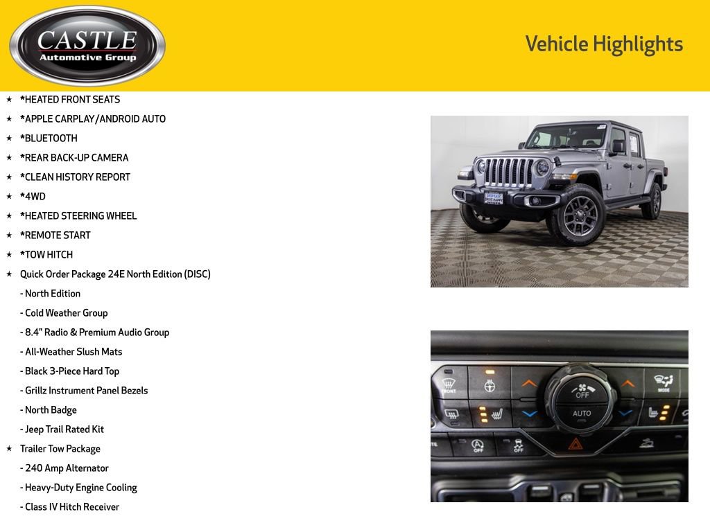 Used 2020 Jeep Gladiator Overland AWD/4WD image 3