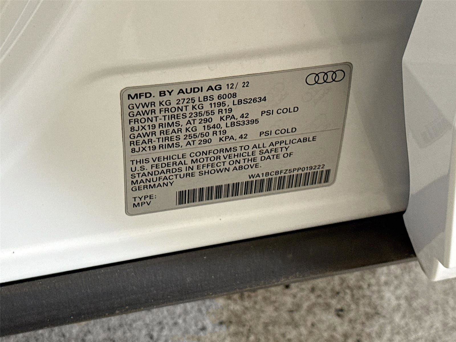 Certified 2023 Audi Q4 e-tron Premium Plus w/ Premium Plus RWD image 33