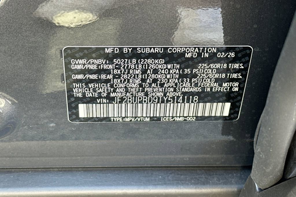 New 2026 Subaru Outback Premium AWD/4WD image 35