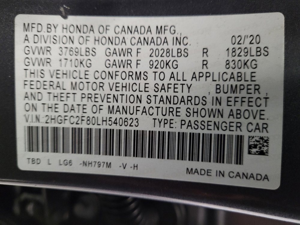 Used 2020 Honda Civic Sport image 33