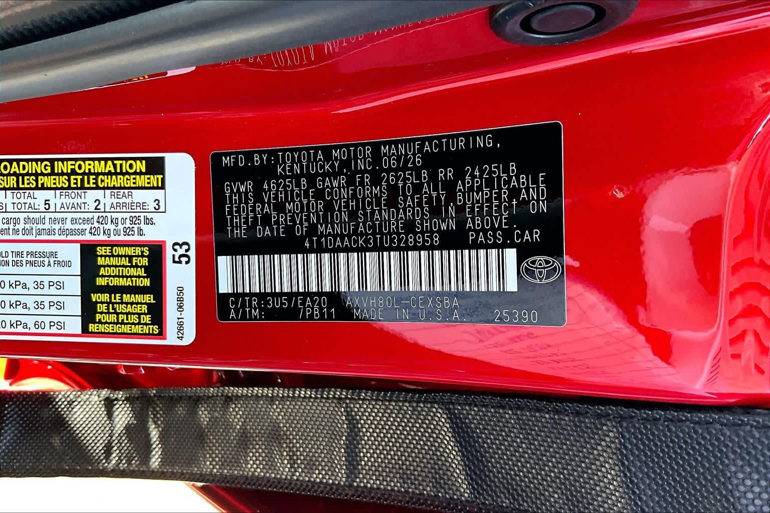 New 2026 Toyota Camry SE FWD image 22