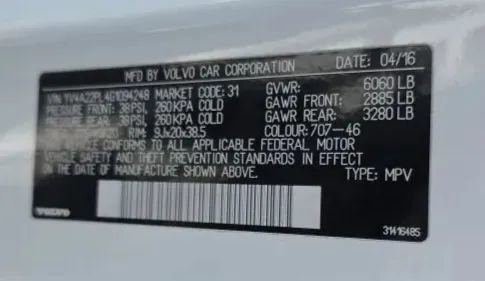 Used 2016 Volvo XC90 T6 Inscription w/ Vision Package image 60