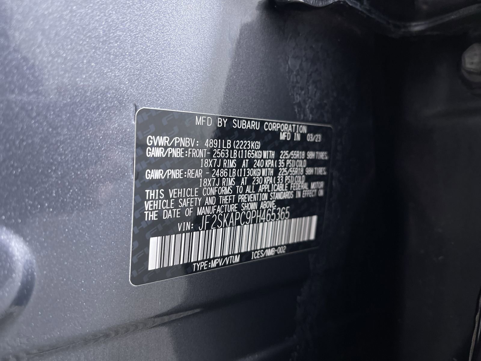 Used 2023 Subaru Forester Limited AWD/4WD image 12