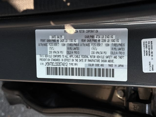 Used 2025 MAZDA CX-5 AWD 2.5 S w/ Preferred Package image 17