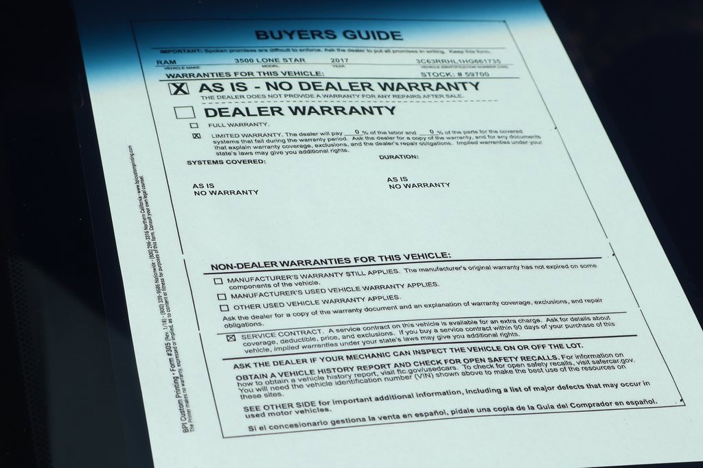 Used 2017 RAM 3500 Lone Star image 62