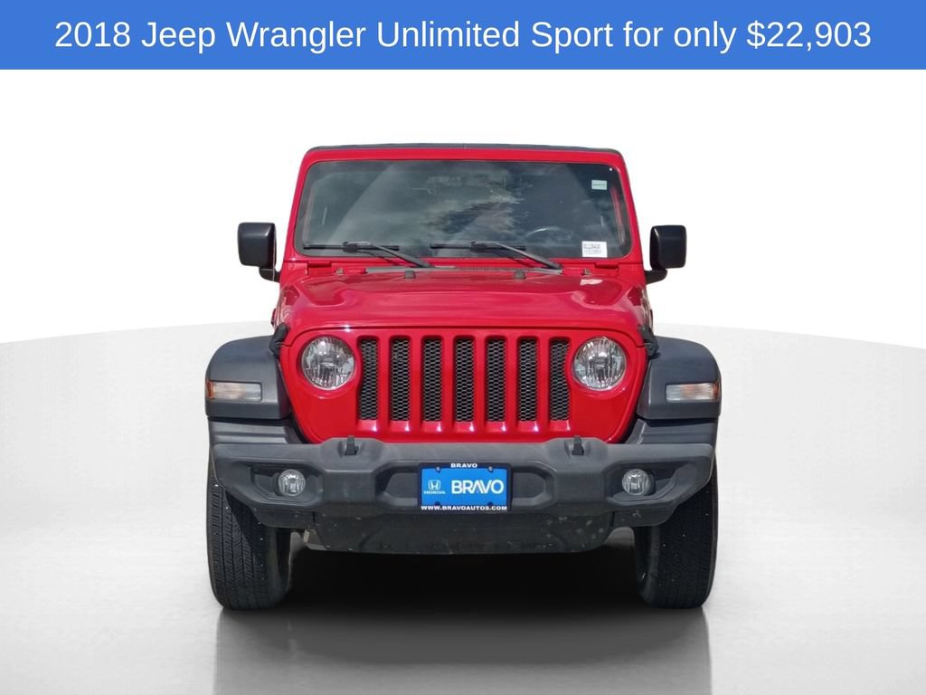 Used 2018 Jeep Wrangler Unlimited Sport AWD/4WD image 2