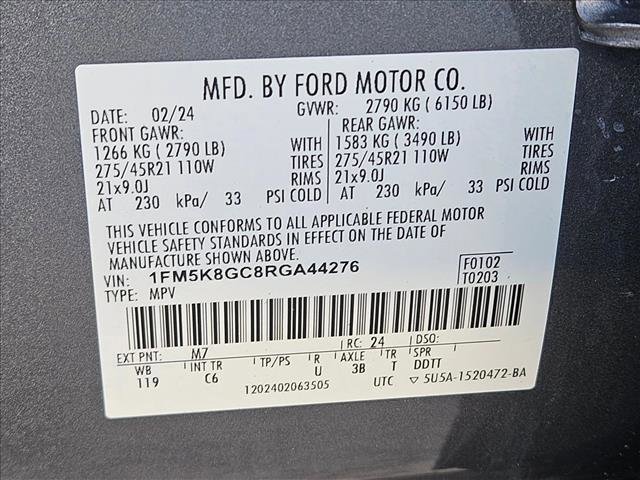 Used 2024 Ford Explorer ST w/ Equipment Group 401A image 23