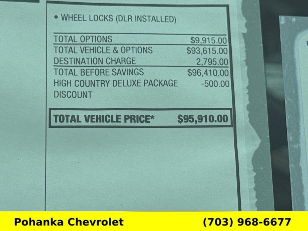New 2026 Chevrolet Tahoe High Country AWD/4WD image 29