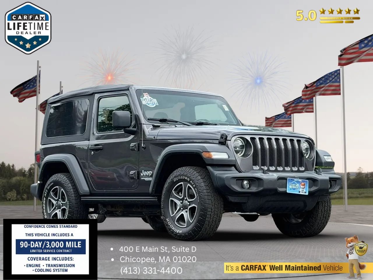 Used 2020 Jeep Wrangler Sport AWD/4WD image 1