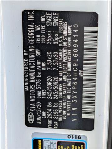 Used 2020 Kia Telluride S FWD image 27