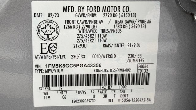 Used 2023 Ford Explorer ST AWD/4WD image 55