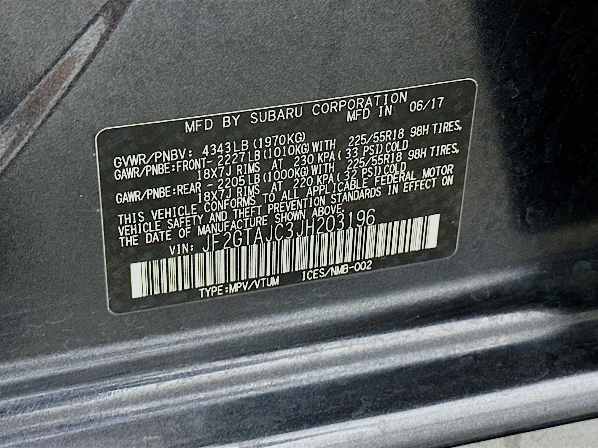 Used 2018 Subaru Crosstrek 2.0i Limited image 12