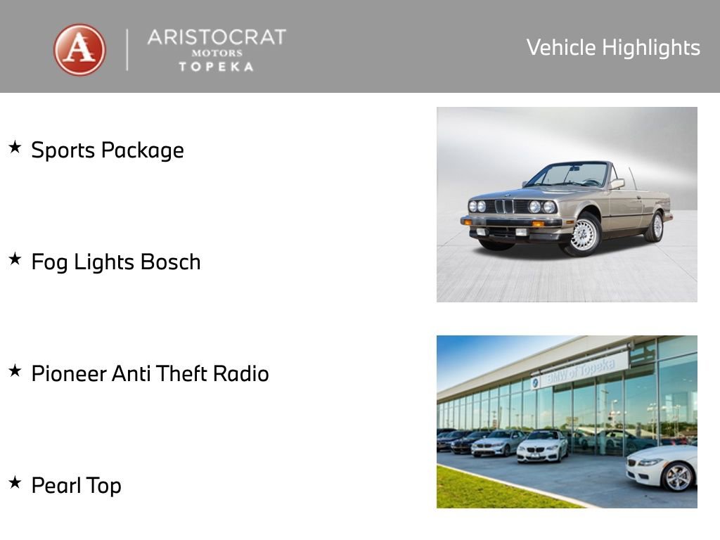 Used 1987 BMW 325i 325i image 2