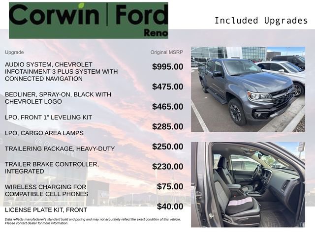 Used 2022 Chevrolet Colorado Z71 AWD/4WD image 3