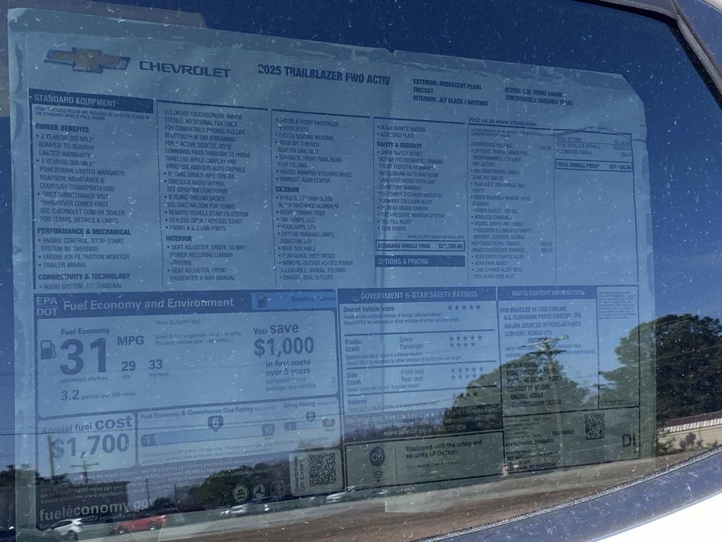 New 2025 Chevrolet TrailBlazer ACTIV w/ Convenience Package image 30