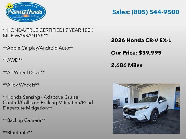 Used 2026 Honda CR-V EX-L image 6