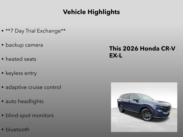 New 2026 Honda CR-V EX-L image 5
